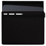Adore June 13 inch klassieke zwarte tas, compatibel met iPad Pro 13 2024 / iPad Air 13 2024 / iPad Pro 12.9 2021 2020 met Pencil Pro/Pencil 2 houder