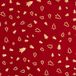 Feeric lights & Christmas Kerst tafelloper - rood - 300 x 28 cm - polyester