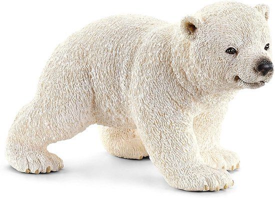 Schleich Wild Life ijsbeerwelp - educatief speelgoedfiguur kunststof