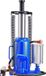Cric hydraulique avec commande pneumatique, haute capacité de levage, 20 tonnes (44092 lb), bleu, pour réparations automobiles