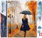 Figured'Art Diamond Painting set Volwassenen 40x50 cm Vrouw in de regen
