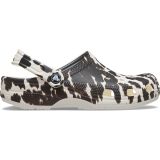 Crocs Clogs donkerbruin / wit