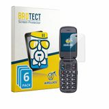 BROTECT Screenprotector 6 Stuks voor Panasonic KX-TU550 Transparant