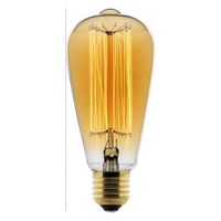 lightbulb Elexity - Decoratieve lamp van koolstofvezel, Edison, 25 W, E27, 2700 K (warmwit)