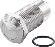 TRU COMPONENTS TC-7494668 TC-GQ12-CH-10Z/J/S Druktoets 36 V/DC 1 A 1x uit/aan Continu IP40 1 stuk(s)