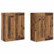 vidaXL Wandkast, 2 stuks, oud hout, 69,5 x 34 x 90 cm