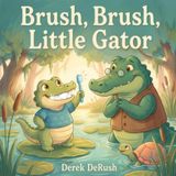 Brush, Brush, Little Gator: A Rhyming Book About Brushing Your Teeth (Ages 0–5)