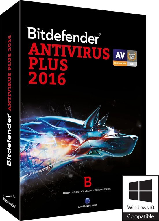 Bitdefender Antivirus Plus 2016 Upgrade - Nederlands / Frans / 1 Jaar / 3 Apparaten