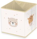 Herding Coffre de rangement pour bébé 'Little Friends' 30x30x30cm - Pliable et Sûr