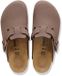 Birkenstock Boston Birkibuc Sandalen - Bruin - Maat 38