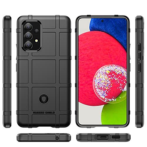 Hülle® Stevig en flexibel hoesje compatibel voor Samsung Galaxy A53 5G (zwart)