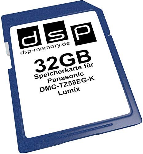DSP Memory 32GB geheugenkaart voor Panasonic DMC-TZ58EG-K Lumix