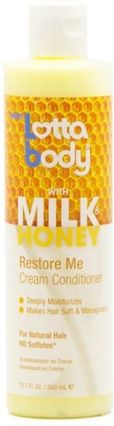 Lotta Body Lottabody - Honey Milk- Restore Me - Cream Conditioner - 300ml