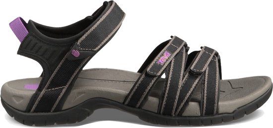 Teva W TIRRA Dames Sandalen - Maat 36 - BLACK/GREY - Wandelsandalen