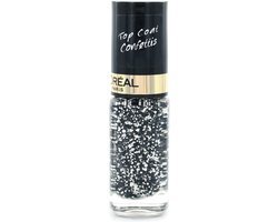 L'Oréal Make-Up Designer Color Riche Le Vernis - 916 Confettis - Zwart - Nagellak Topcoat