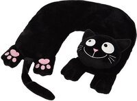 Ed the Cat neck pillow cherry pits - 31x29cm