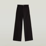 G-STAR Deck 2.0 High Loose Chino wmn Pantalon de jogging Femme Coton Élasthanne Noir 26/32