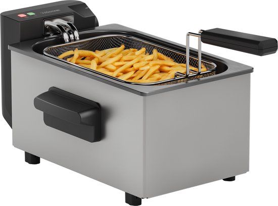 Tristar FR-9326 - Frituurpan 3 liter - Friteuse 2000W - Koude Zone - RVS