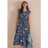 cecil Midi-jurk met split in de hals en print