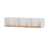 Vicco Tomy Wandplank – 90 x 20 cm Eik wit/goud