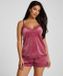 Hunkemöller Short Velours Lace Roze