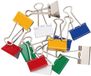 MAUL Foldback klemmen mauly® metaal 12 stuks 25 mm rood