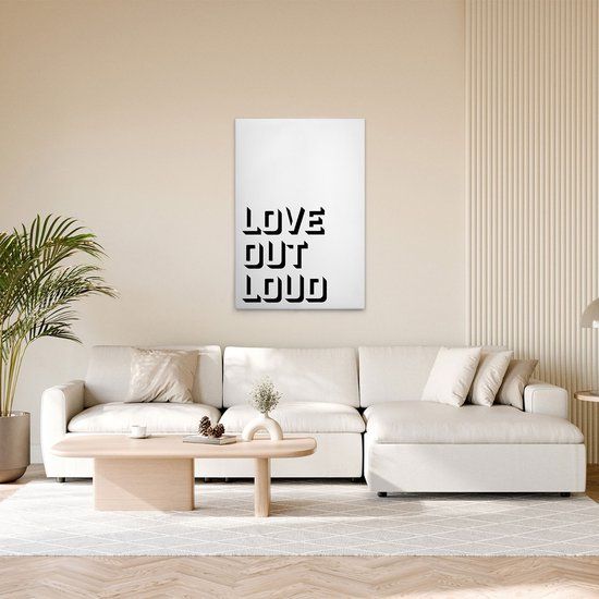 A.S. Création AS Creation Canvas Love Out Loud DD133081 Wit