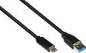 Alcasa 2831-AC005S USB-kabel USB 3.2 Gen 2 (3.1 Gen 2) 0,5 m USB A USB C Zwart