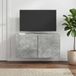 Maison Exclusive - Meuble TV mural 59,5 x 31 x 30 cm gris béton bois d'ingénierie