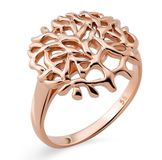 Orphelia Dames Ring 925 Zilver Rosékleurig Bloem Maat 54