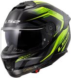 LS2 FF808 STREAM II FURY Zwart H-V Geel-06 Integraalhelm - Helm