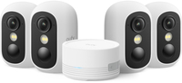 Eufy Cam C35 4-Cam Kit - Wireless Security Camera - Indoor & Outdoor - White