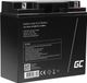 Green Cell 12V 22Ah 22000mAh Deep Cycle VRLA AGM accu