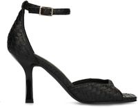 Sacha - Dames - Zwarte sandalen met hak - Maat 41