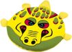 BECO Sponsdier Krokodil Junior 20 Cm Polyester Geel/groen
