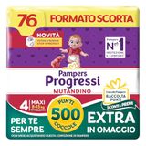 Pampers Progressi Maxi, maat 4 (8-15 kg), 76 luiers voor kinderen