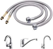 Ibenzoa® Tuyau de raccordement de robinet Flexible 60 cm pour robinet de cuisine et de salle de bain