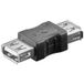 Goobay USB A-F/A-F Zwart