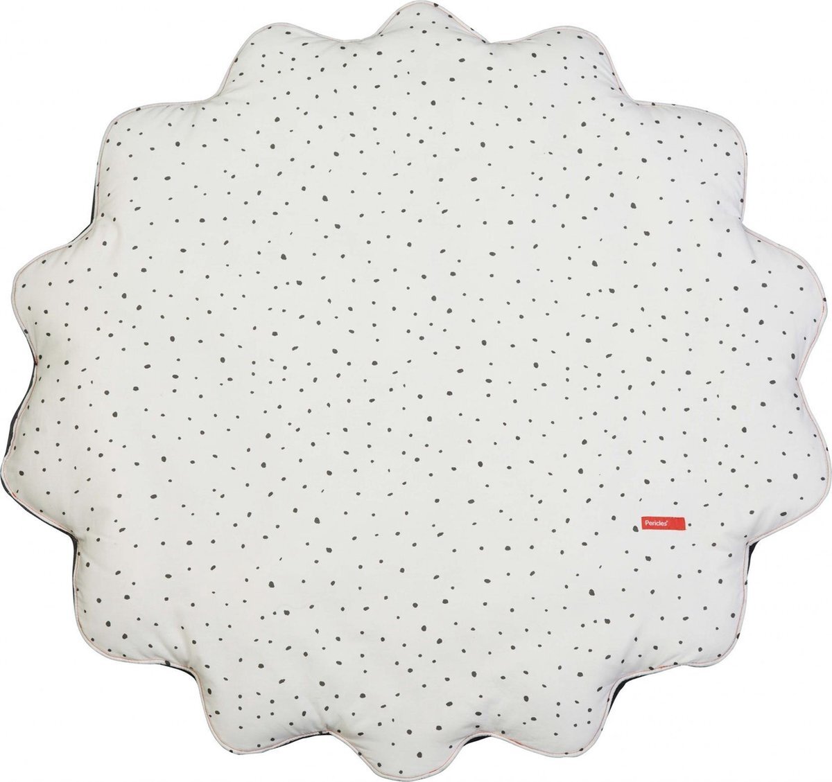 Pericles speelkleed Spots diameter 78 cm wit/zwart