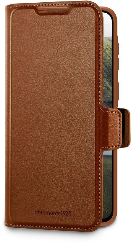 dbramante1928 Oslo Pro Bookcase geschikt voor Samsung Galaxy A57 (5G) - Dark Tan