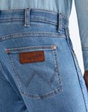 Wrangler Greensboro Regular Straight-fit Jeans Heren W32 x L34 Blauw Katoen