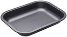 MasterClass Kleine braadpan met PTFE, PFOA en BPA antiaanbaklaag, robuust koolstofstaal 1 mm dik, 27 x 21 cm, open en schuine braadslede