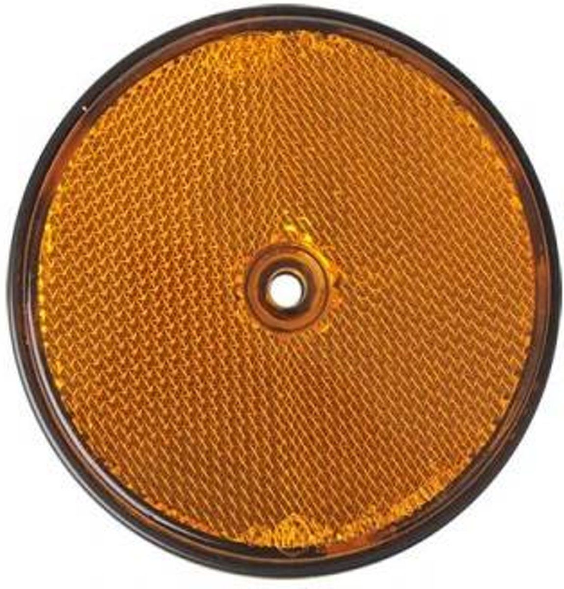 PRO + Reflector oranje 80mm schroefbevestiging