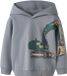 NAME IT Jongens Trui NMMNERO LS NREG SWEAT WH BRU - Maat 116 - Katoen - Lange Mouw - Printopdruk - Tradewinds