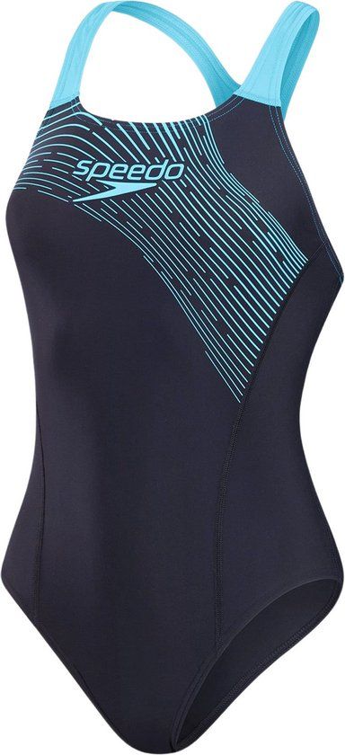 Speedo Medley Logo 1 Piece Marine/Blauw Sportbadpak - Maat 36