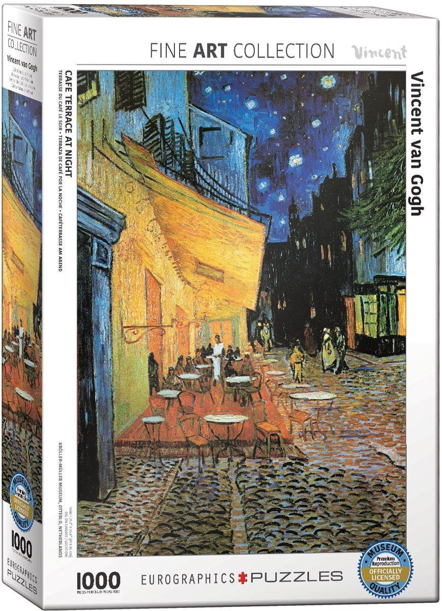 Eurographics Café Terrace at Night - Vincent van Gogh Puzzel (1000 stukjes)