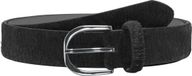 ONLY CARMAKOMA CARNORA HAIRY ANIMAL JEANS BELT ACC Dames Riemen Zwart