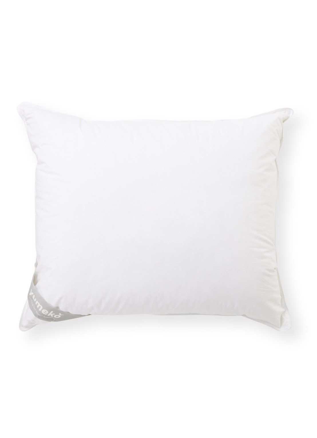 Yumeko Zacht hoofdkussen met eendendons vulling 60 x 70 cm - Wit