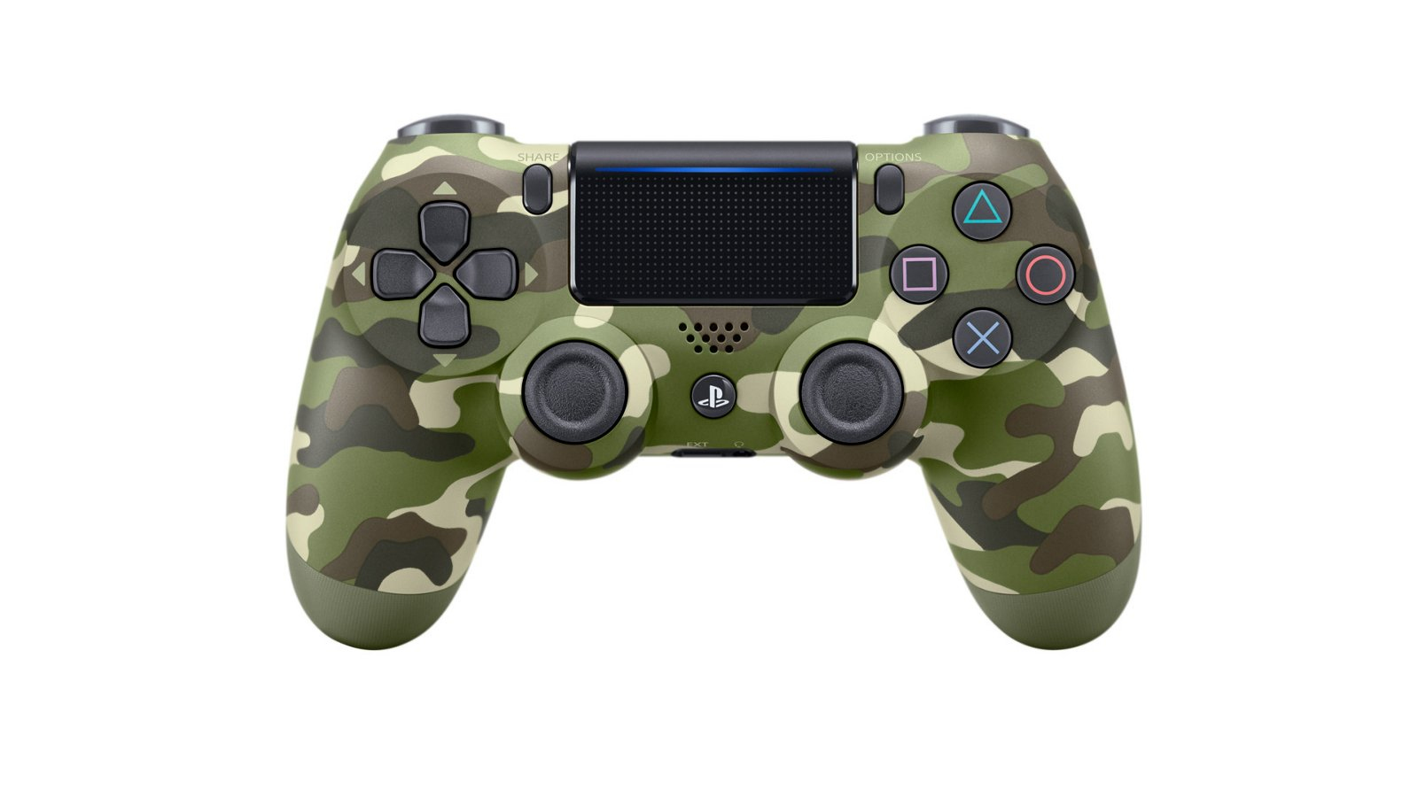 Sony   DualShock 4 V2 Green Camouflage