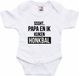 Bellatio Decorations Shoppartners Bv Sssht kijken honkbal tekst baby rompertje wit jongens/meisjes - Vaderdag/babyshower cadeau - EK / WK Babykleding 92
